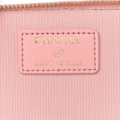 Chanel Caviar Quilted Small Vanity Case With Chain Pink 6 of 9