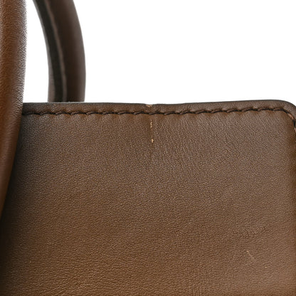 Celine Textured Calfskin Suede Tri-color Mini Luggage Cream 11 of 17