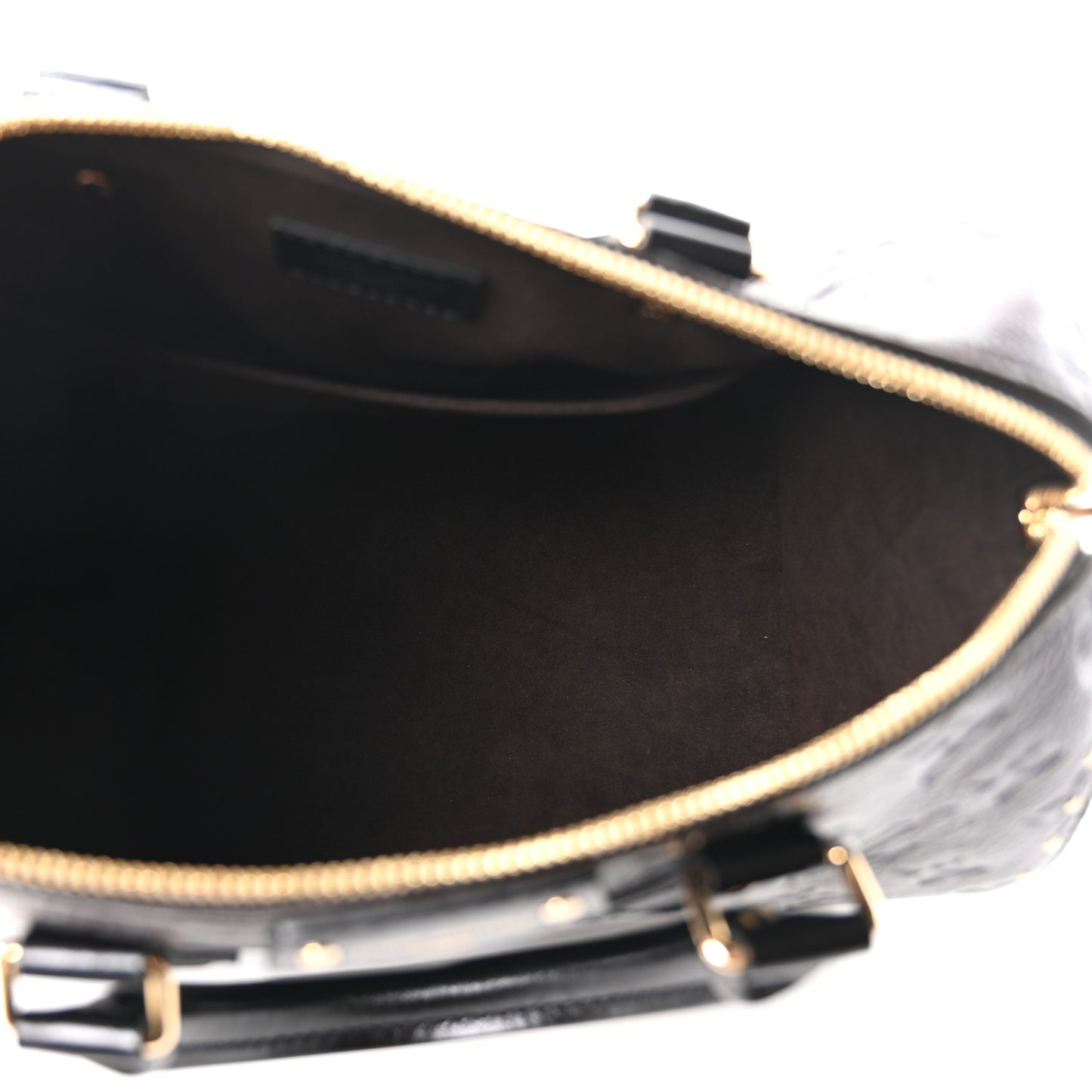 Calfskin Monogram Saga Speedy Trunk 25 Black