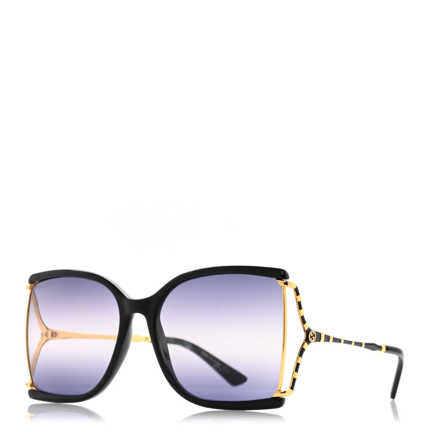 Gucci Square Metal Glasses GG0592S Black 1 of 7