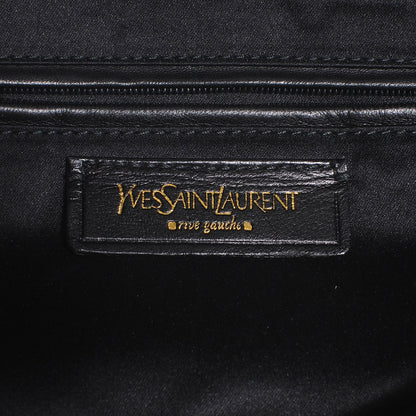 Saint Laurent Leather Small Downtown Metallic Navy 6 of 7