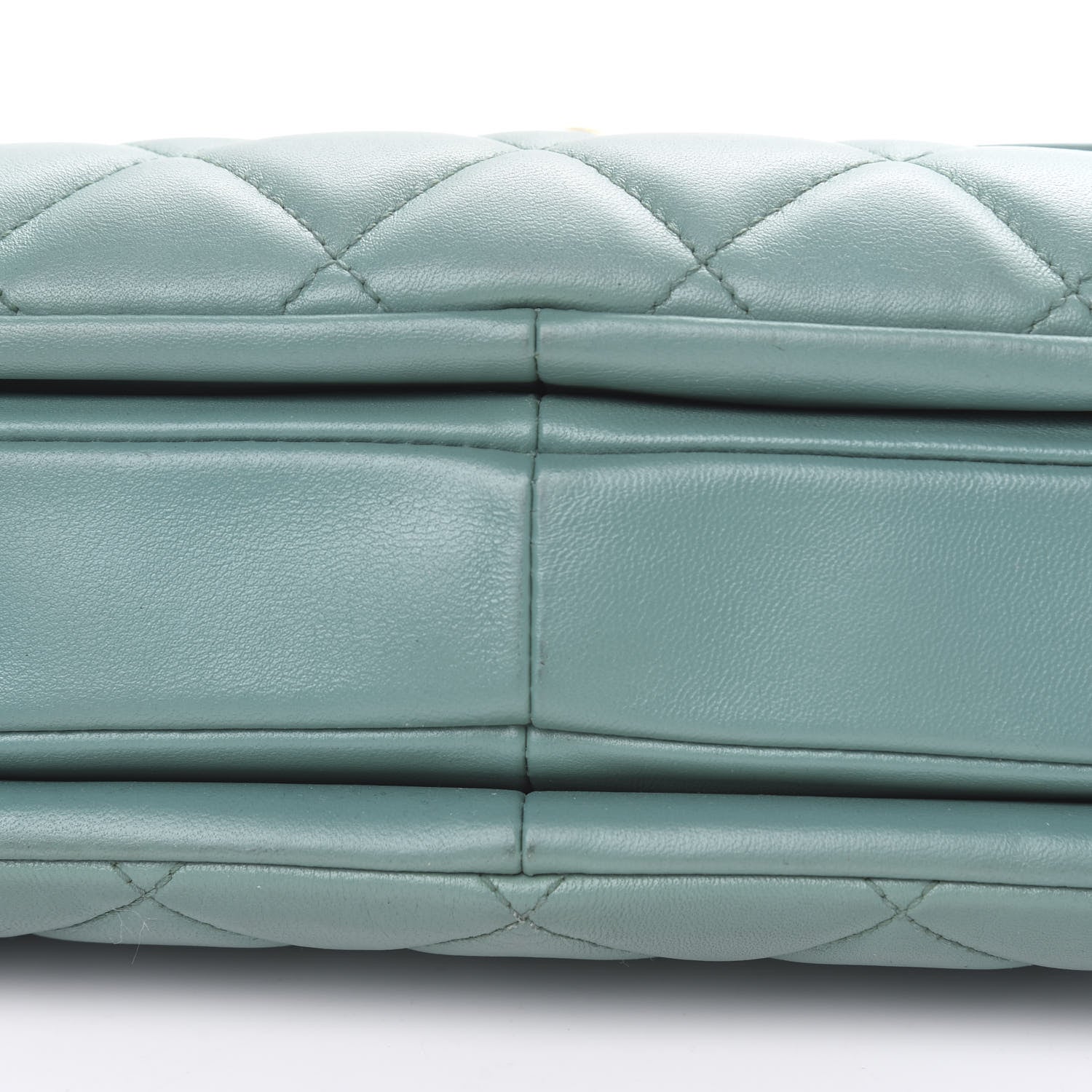 Chanel Lambskin Quilted Small Trendy CC Flap Dual Handle Bag Light Green 10 of 21