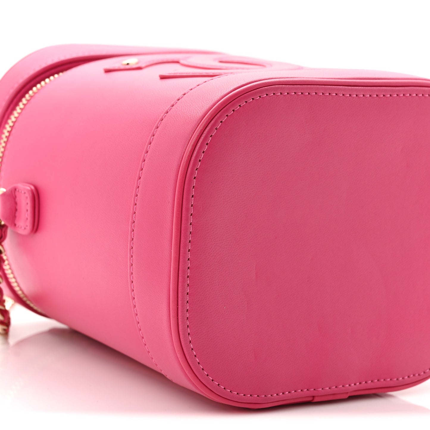 Lambskin Timeless Vanity Cosmetic Case Pink