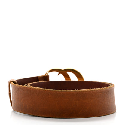 Gucci Faded Calfskin Double G 40mm Belt 85 34 Cuir 2 of 6