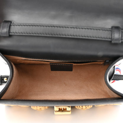 Gucci Calfskin Animal Studs Mini Sylvie Top Handle Bag Black 5 of 8