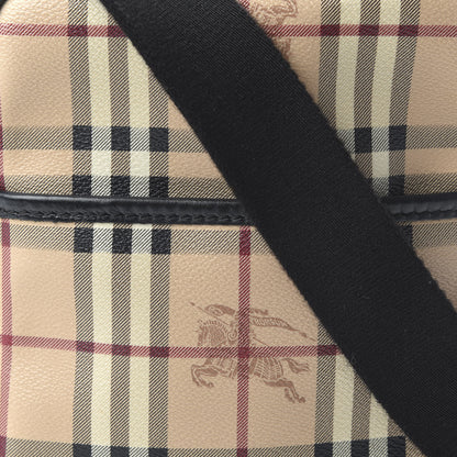 Burberry Haymarket Check Small Messenger Black 10 of 10