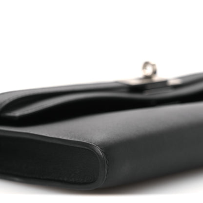 Hermes Swift Kelly Cut Clutch Pochette Black 9 of 13