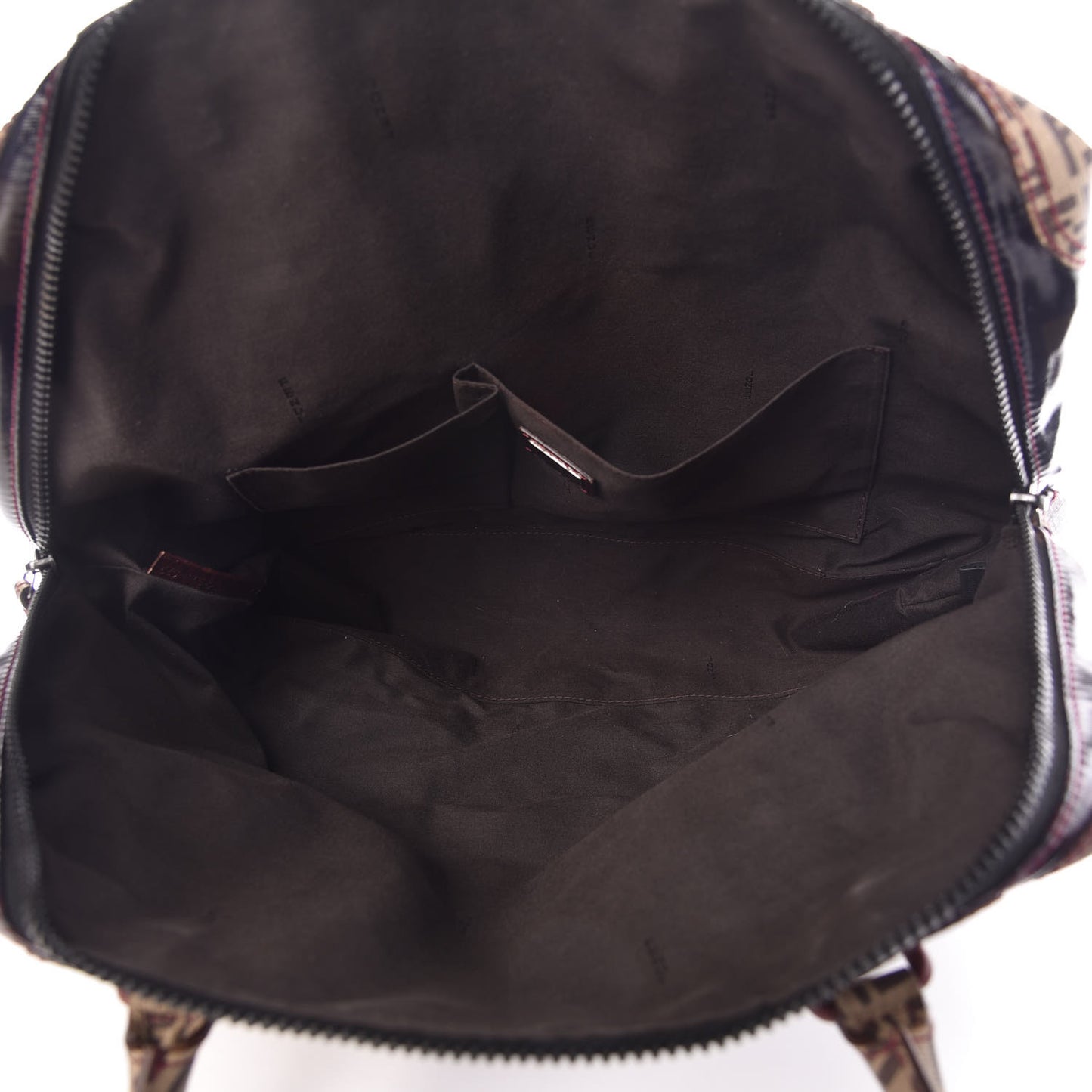 Zucca Zucchino Spalmati Large Mixed Media B Mix Tote Multicolor Tobacco