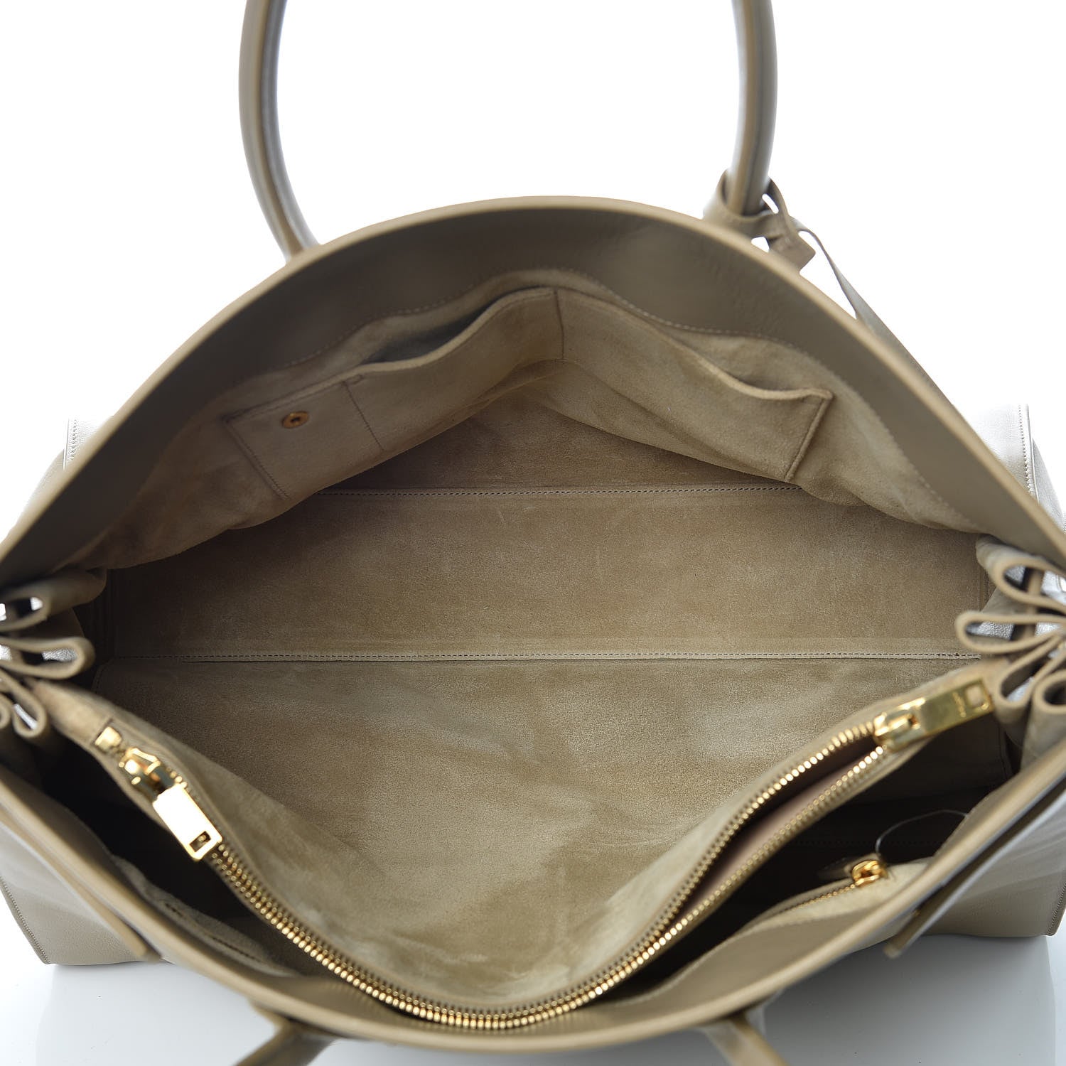 Saint Laurent Calfskin Large Sac De Jour Carryall Beige 6 of 12