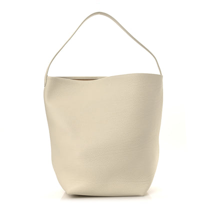The Row Grained Calfskin Large N/S Park Tote Ivory 1 of 11