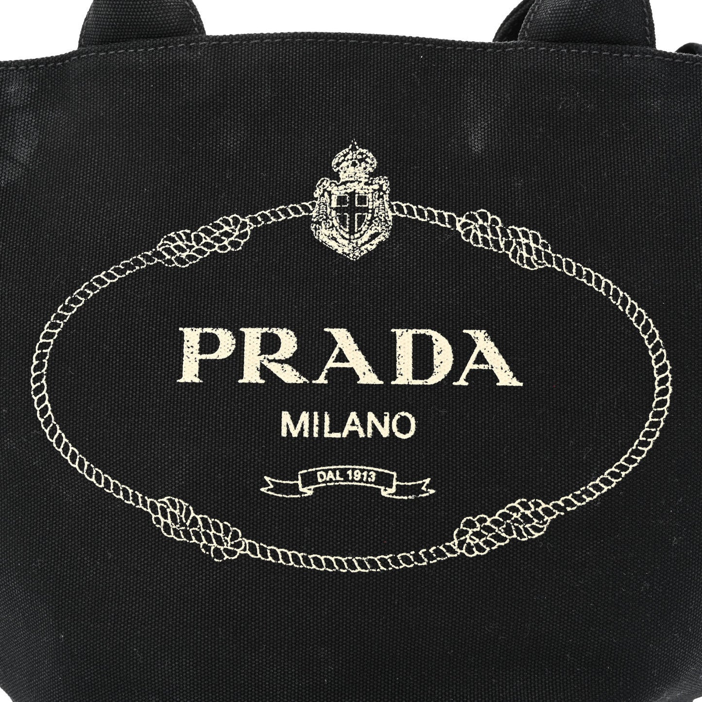 Canapa Small Logo Shopping Tote Black