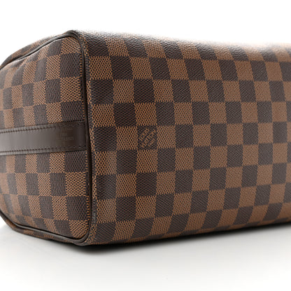 Louis Vuitton Damier Ebene Speedy Bandouliere 25 8 of 9