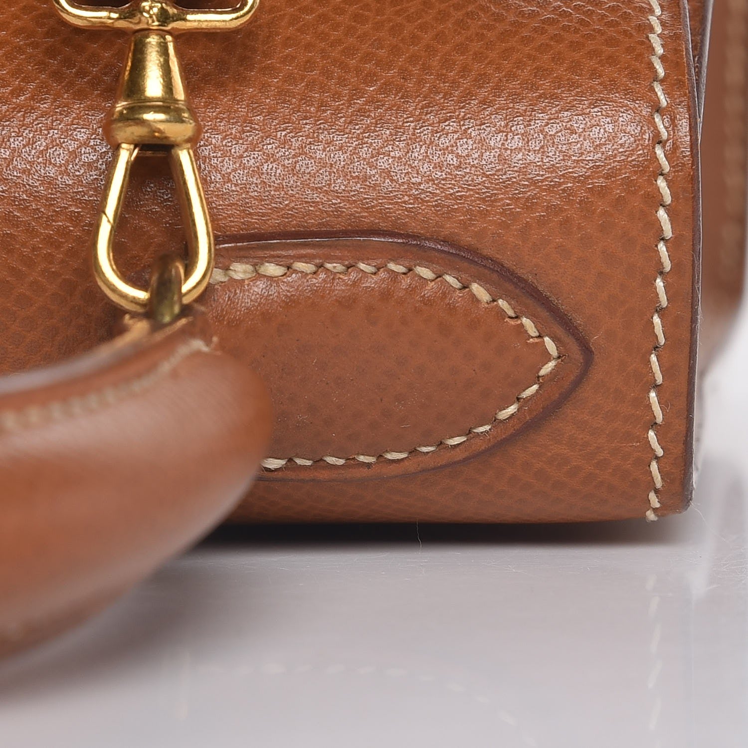 Hermes Courchevel Mini Kelly Sellier 20 Gold 18 of 31