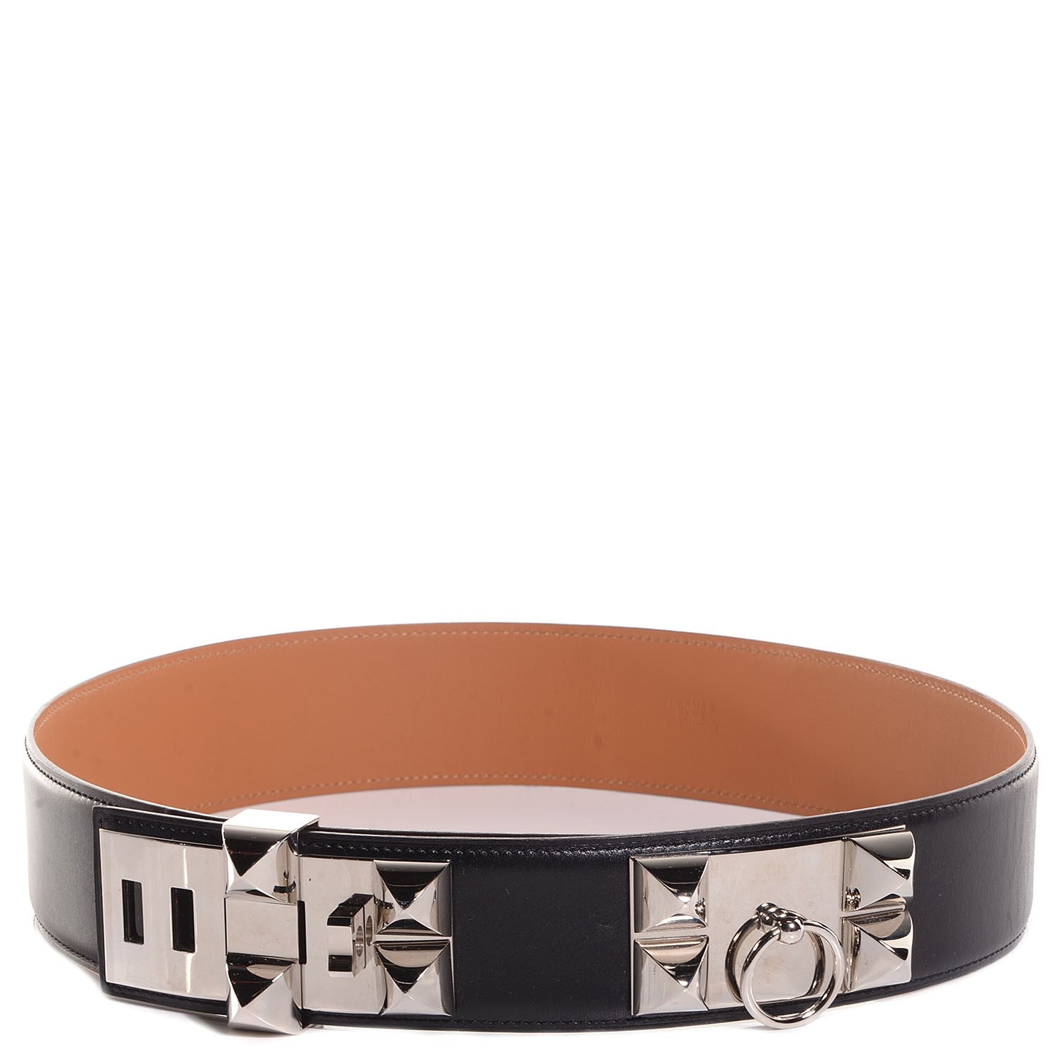Hermes Box Collier De Chien CDC Belt Black 80 1 of 6