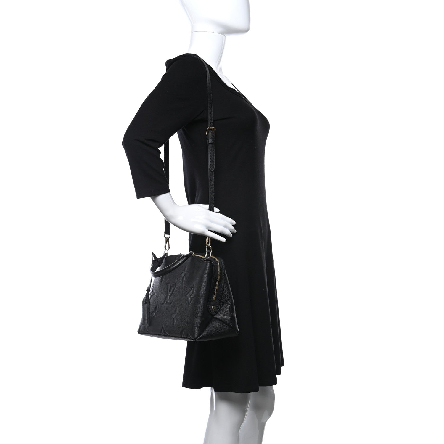 Louis Vuitton Empreinte Monogram Giant Petit Palais Black 2 of 6