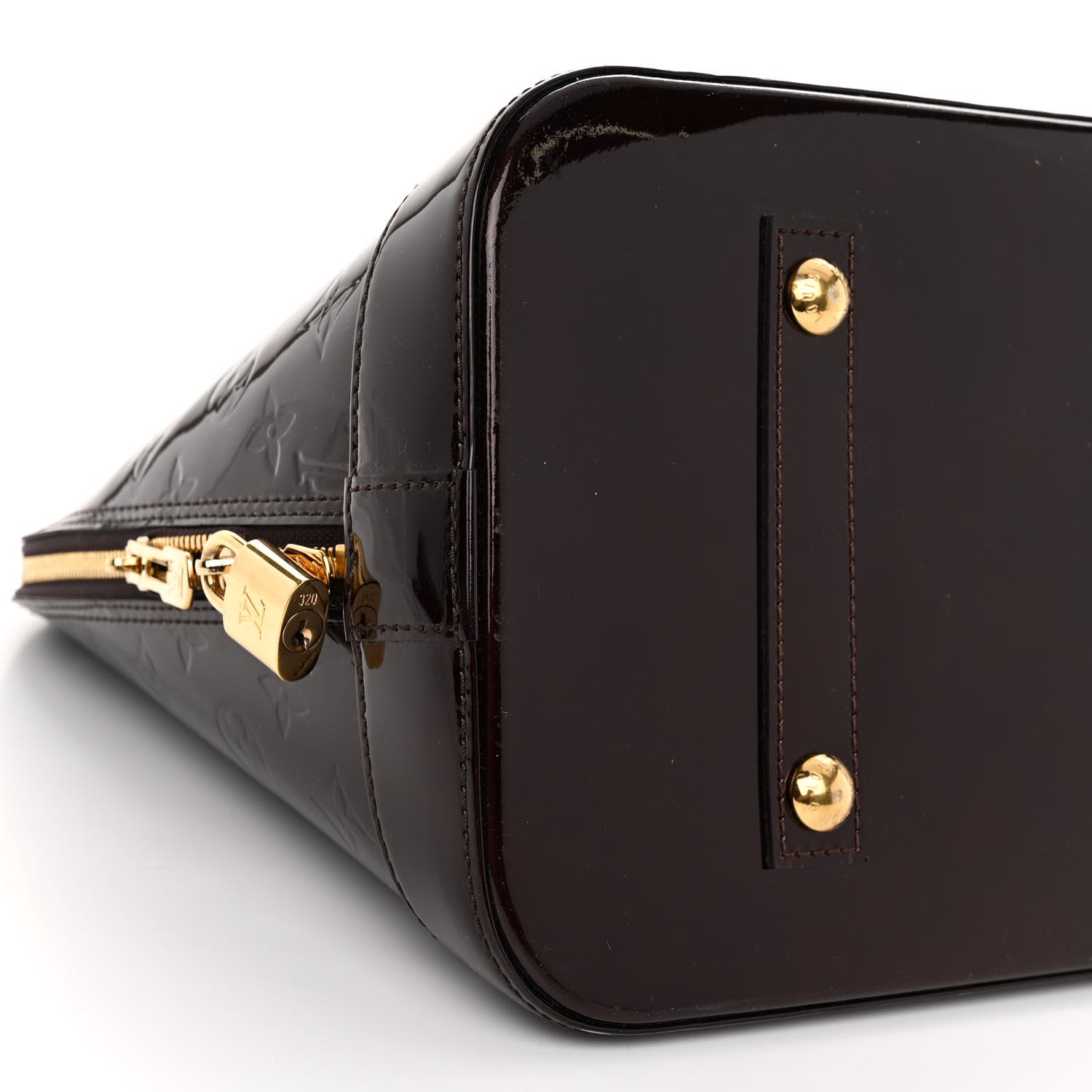 Louis Vuitton LOUIS VUITTON Vernis Alma GM Amarante 7 of 9