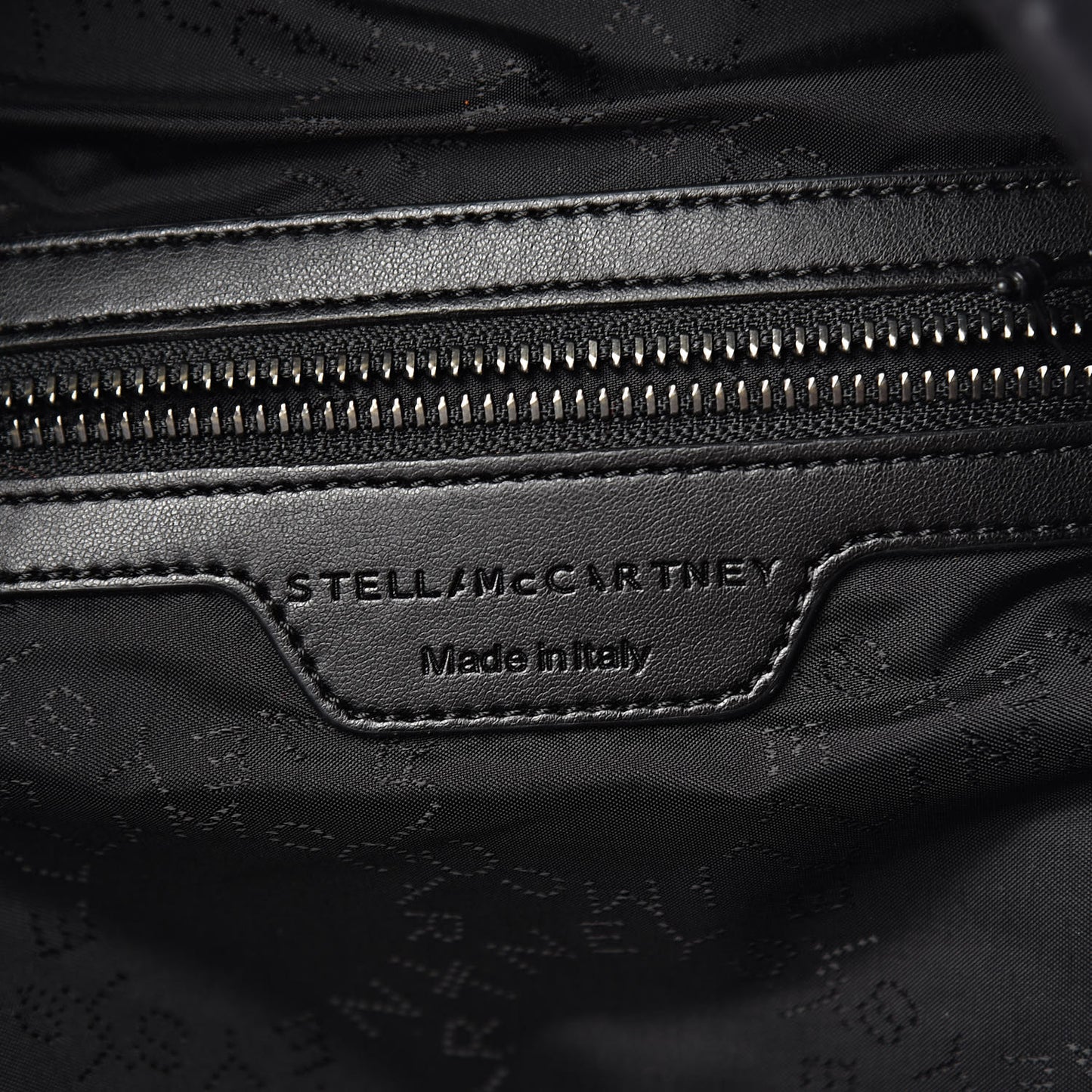 Polyamide Falabella Go Glitter Stars Backpack Black
