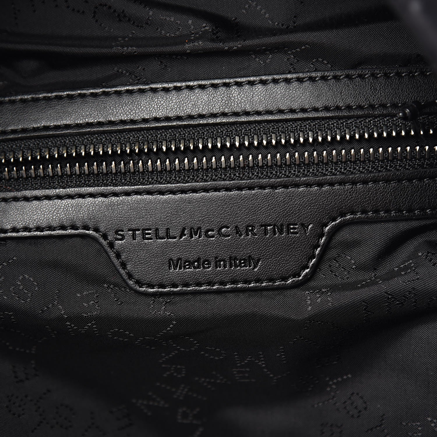 Stella McCartney Polyamide Falabella Go Glitter Stars Backpack Black 6 of 10