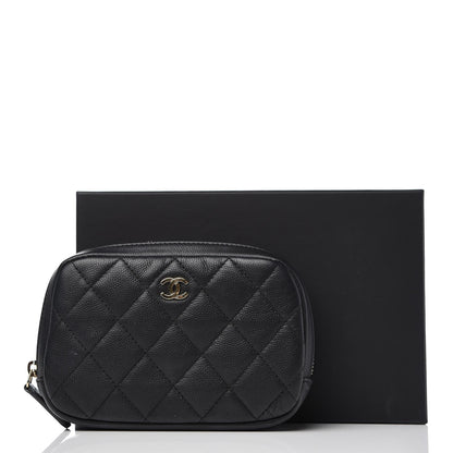 Chanel Caviar Small Curvy Pouch Black 9 of 9