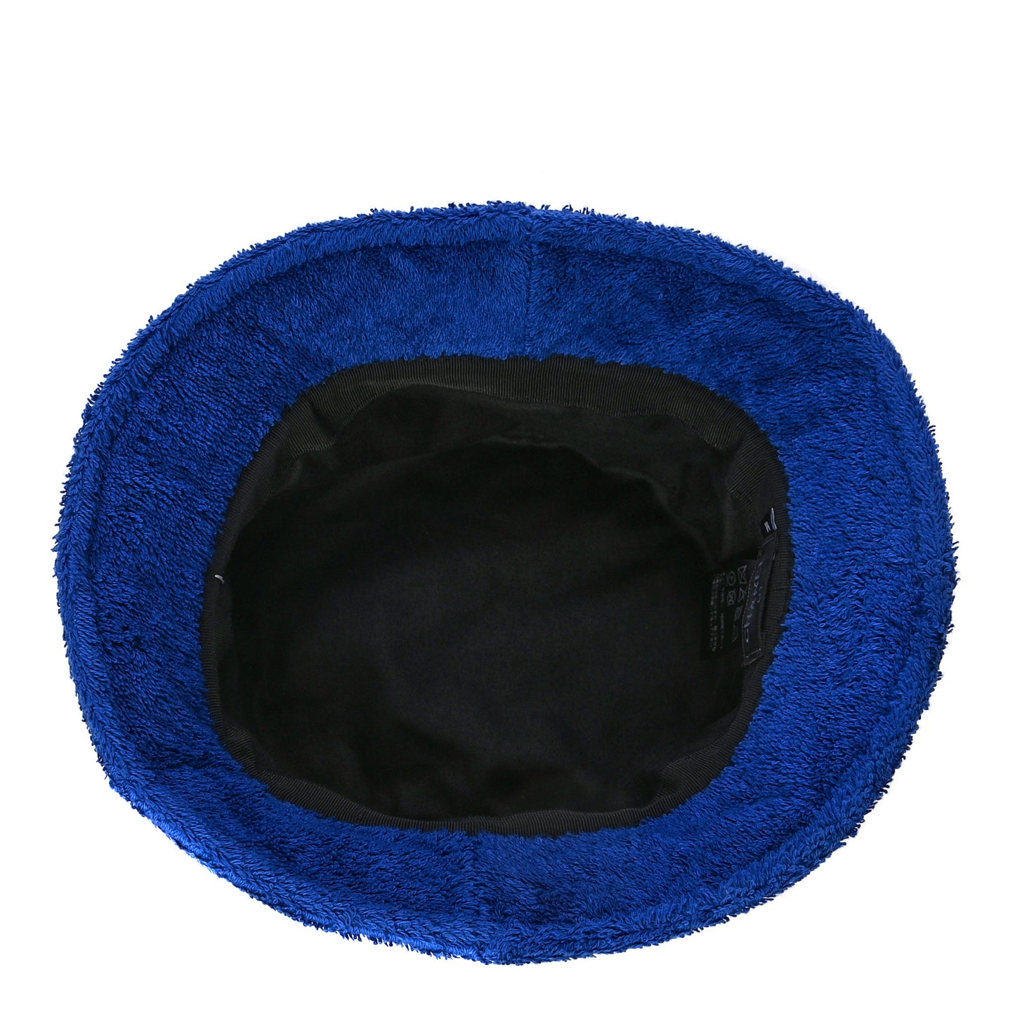 Cotton Terrycloth CC Bucket Hat M Blue