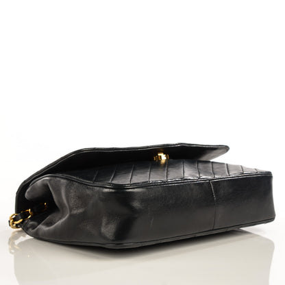 Chanel Lambskin Stitched Small Single Flap Black 4 of 9