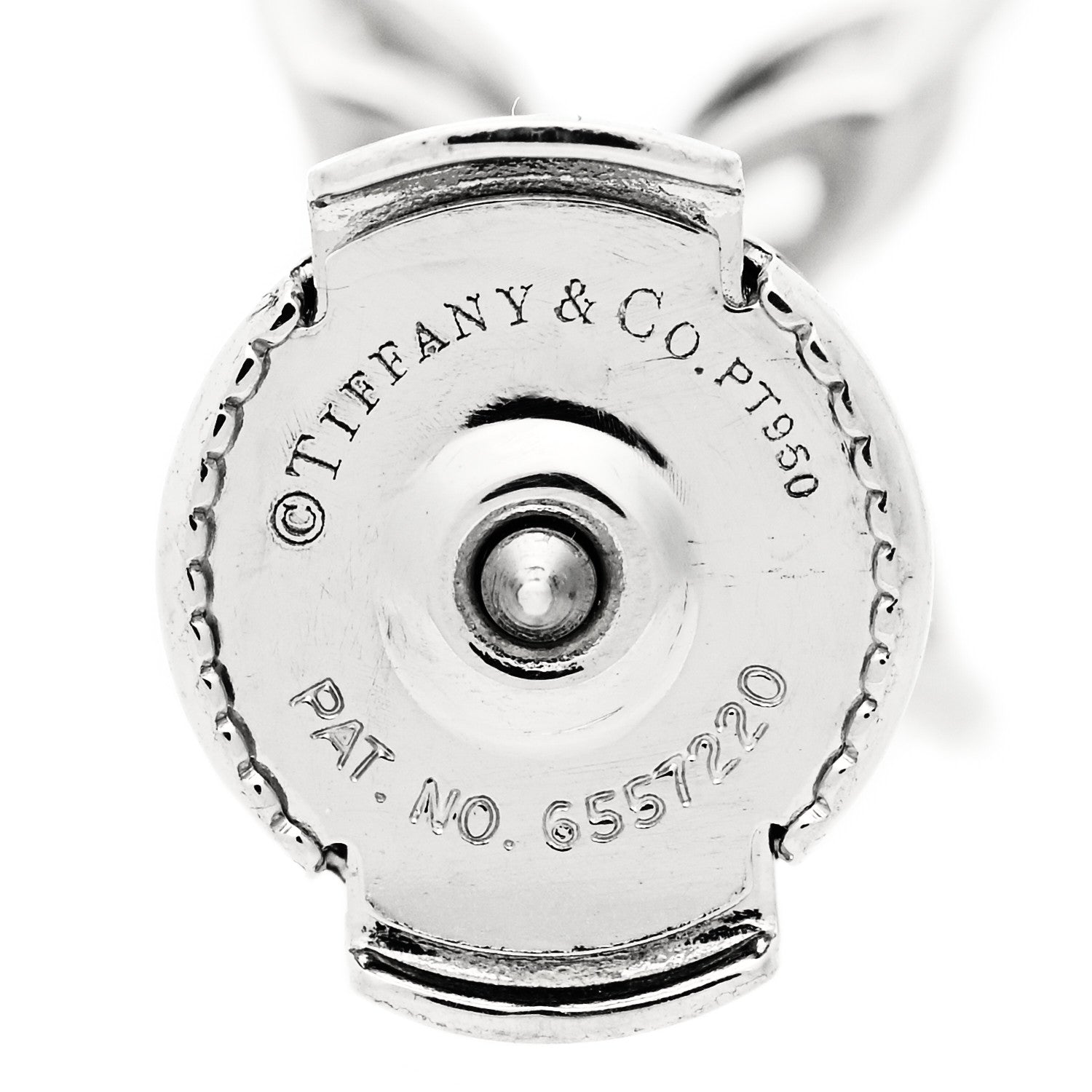 Tiffany Platinum Diamond .92ct Medium Victoria Earrings 4 of 4