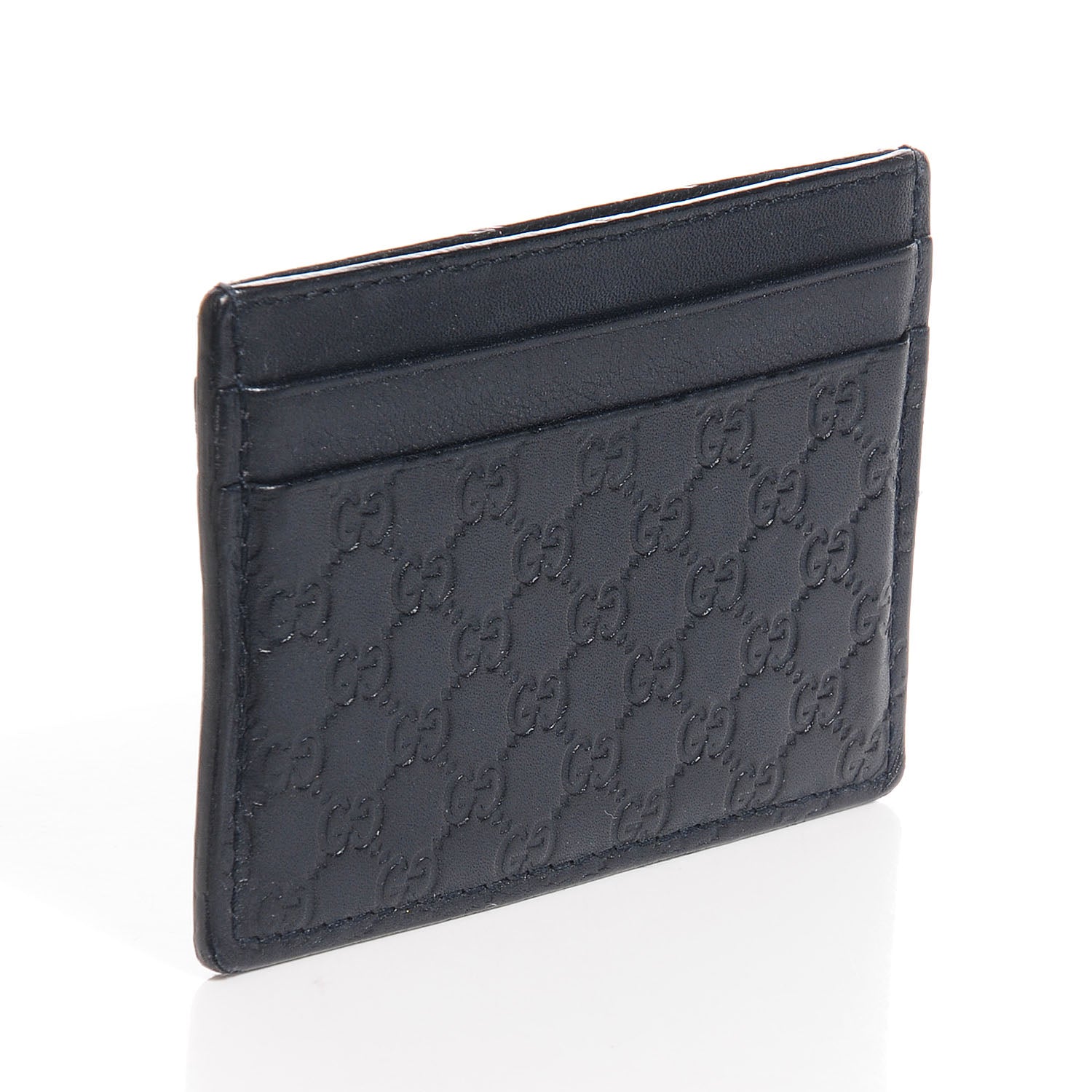Gucci Microguccissima Card Holder Navy 3 of 6
