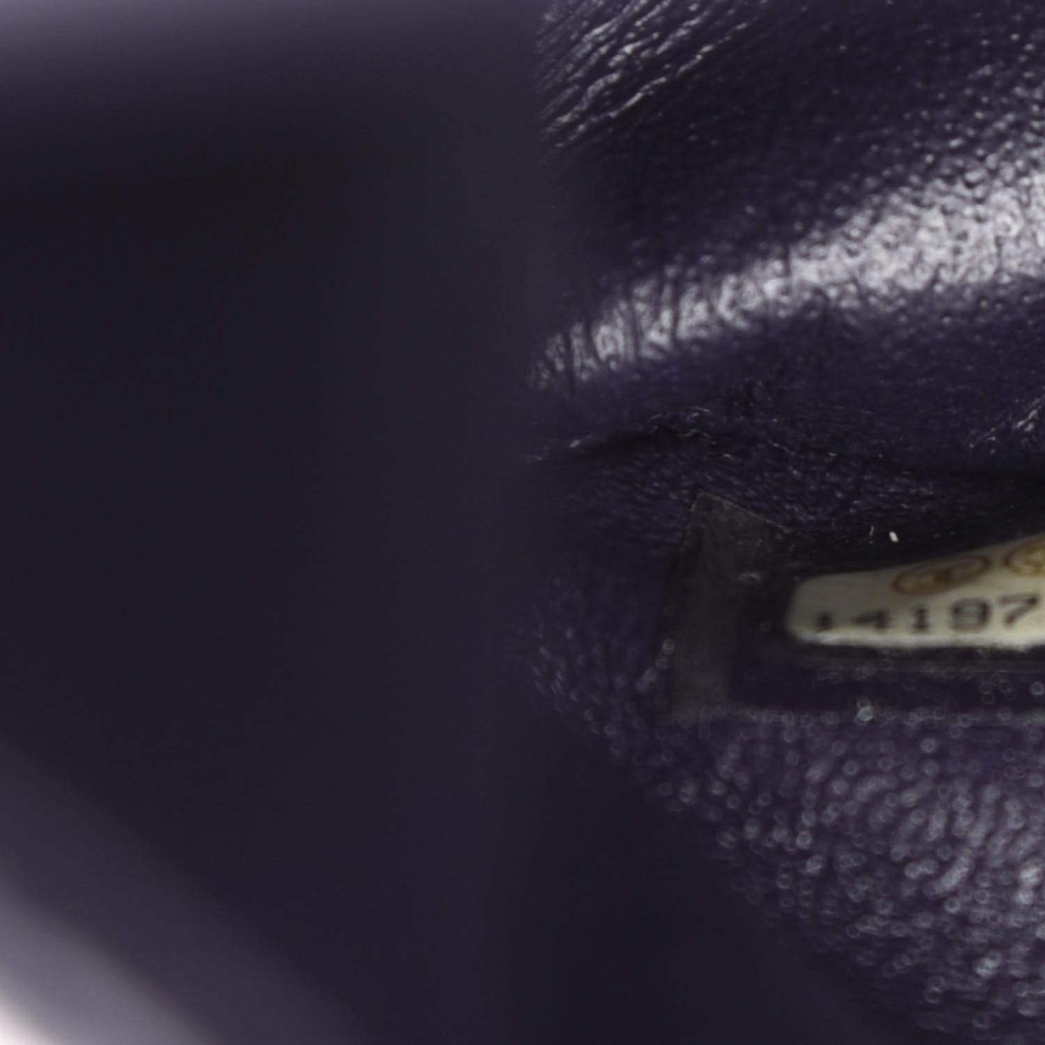 Chanel Distressed Patent Quilted 2.55 Reissue 227 Flap Purple 12 of 14