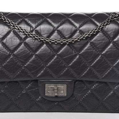 Chanel Aged Calfskin Quilted 2.55 Reissue 227 Flap Dark Grey 10 of 10
