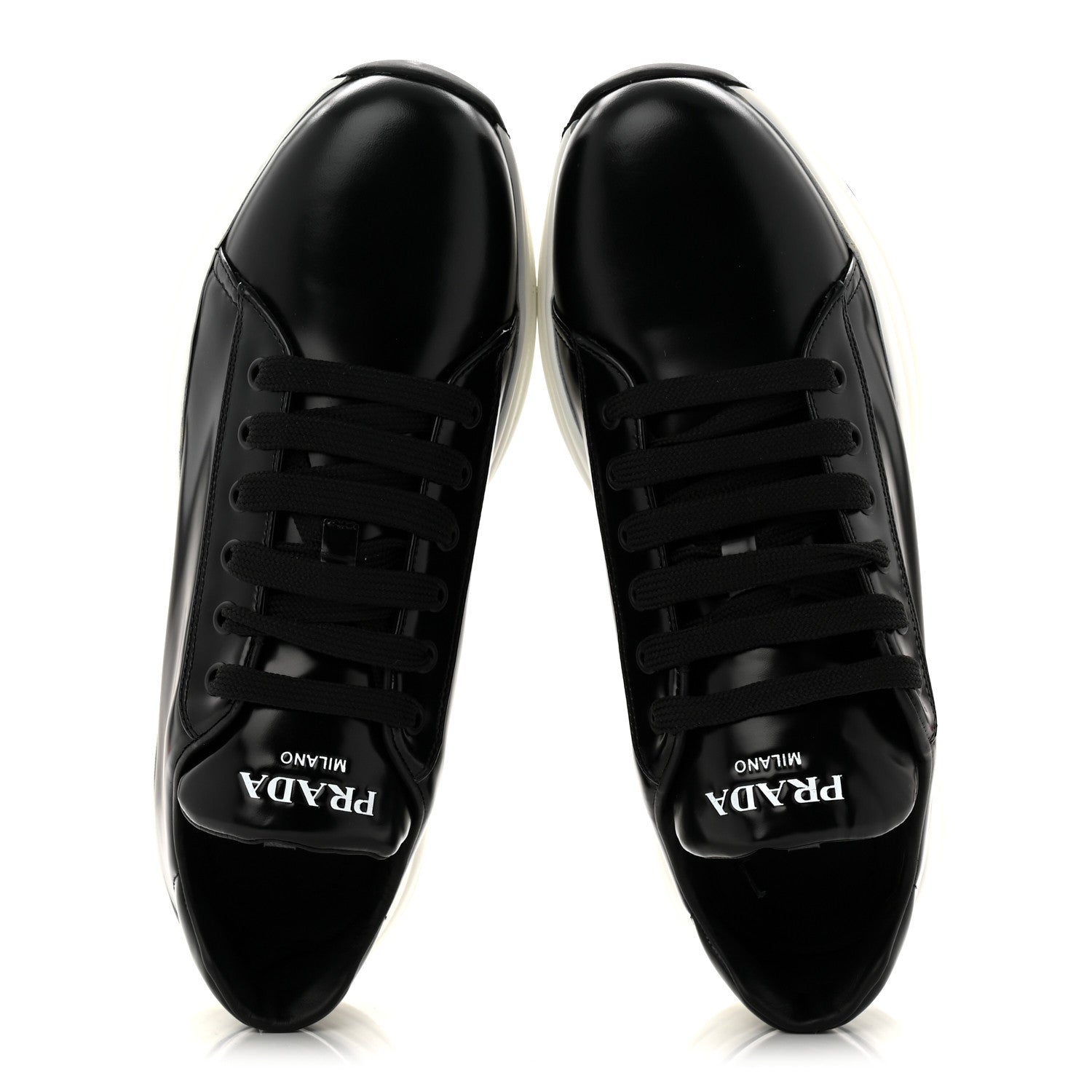 Prada Spazzolato America’s Cup Sneakers 39.5 Black 5 of 9