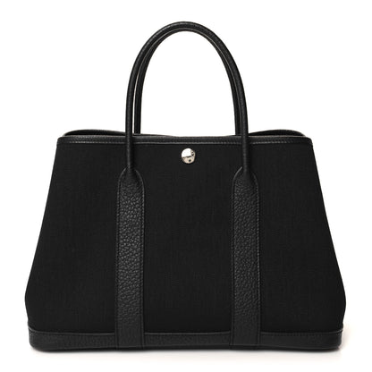 Hermes Toile Militaire Negonda Garden Party 30 TPM Black 1 of 10