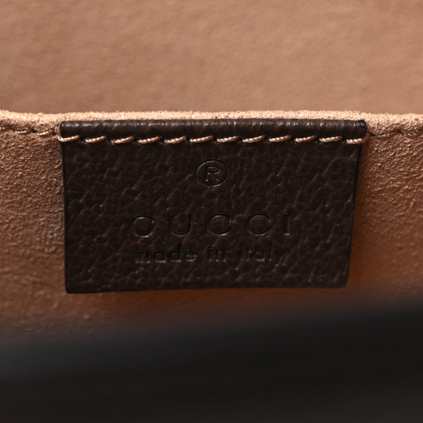 GG Supreme Monogram Web Ophidia Pouch Brown