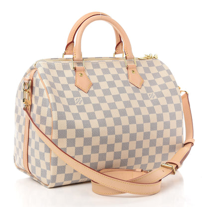 Louis Vuitton Damier Azur Speedy Bandouliere 30 3 of 11