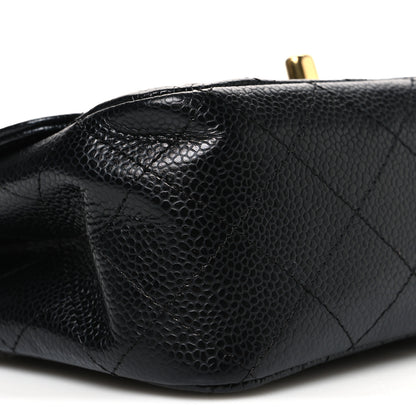 Chanel Caviar Quilted Mini Square Flap Black 8 of 11