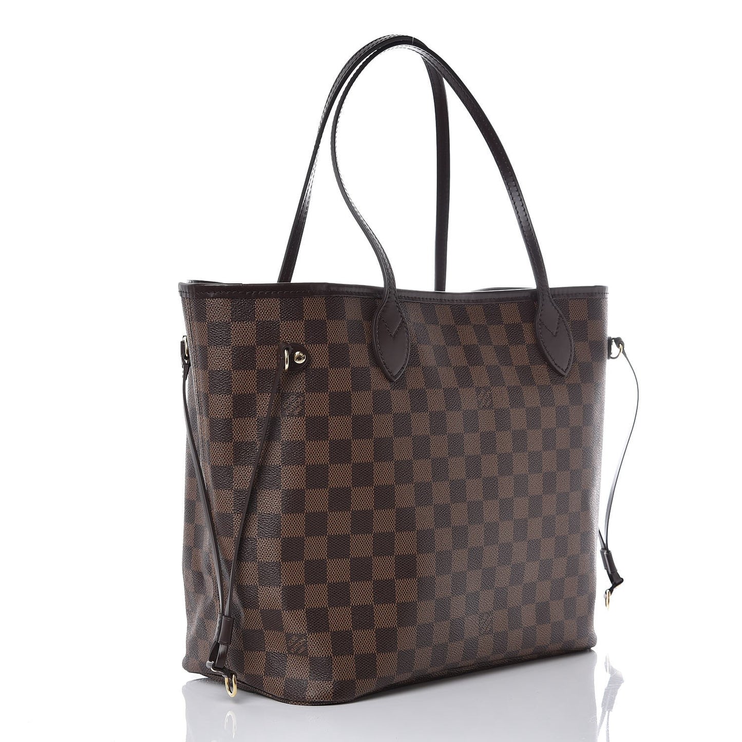 Damier Ebene Neo Neverfull MM Rose Ballerine