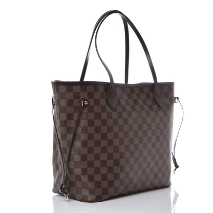 Louis Vuitton Damier Ebene Neo Neverfull MM Rose Ballerine 4 of 11
