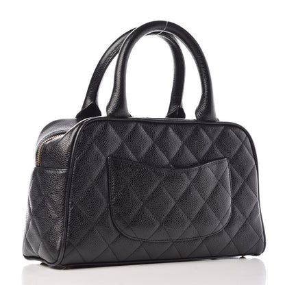 Chanel Caviar Quilted Small Bowler Black 3 of 9
