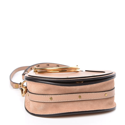 Chloe Calfskin Suede Small Nile Bracelet Bag Biscotti Beige 4 of 9