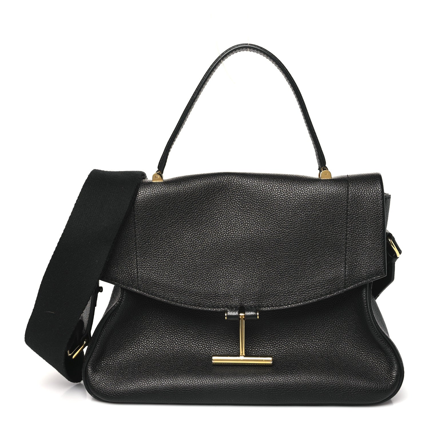 Tom Ford Calfskin Tara Top Handle Bag Black 1 of 9