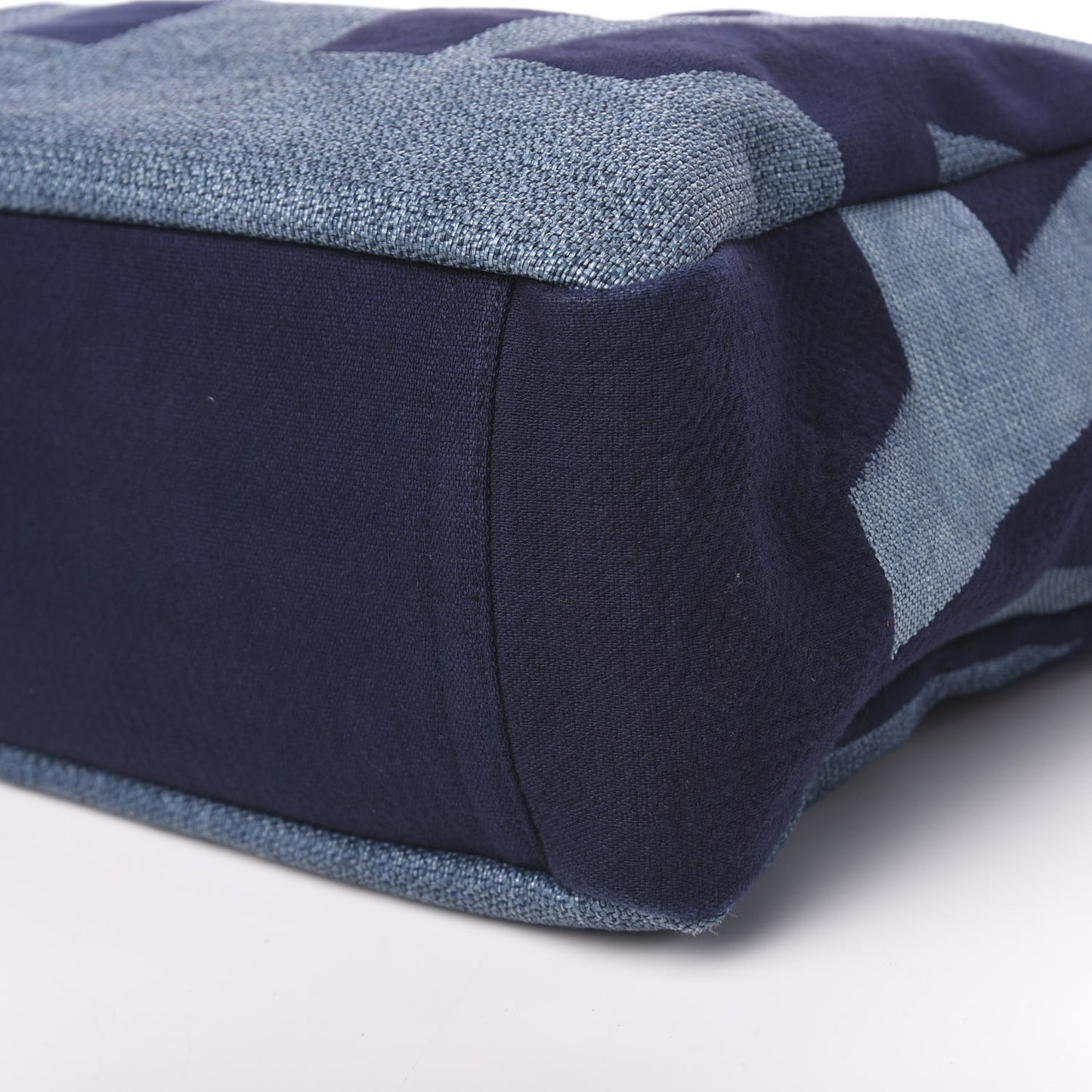 Canvas Large Shopping Tote Dark Blue