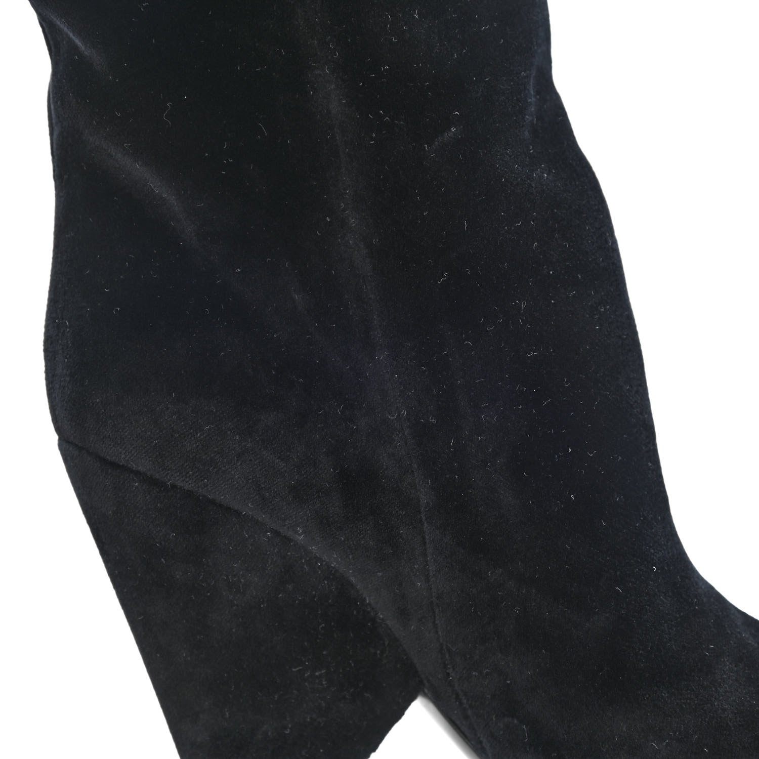 Saint Laurent Velvet Niki 105 Thigh High Boots 36.5 Black 9 of 12