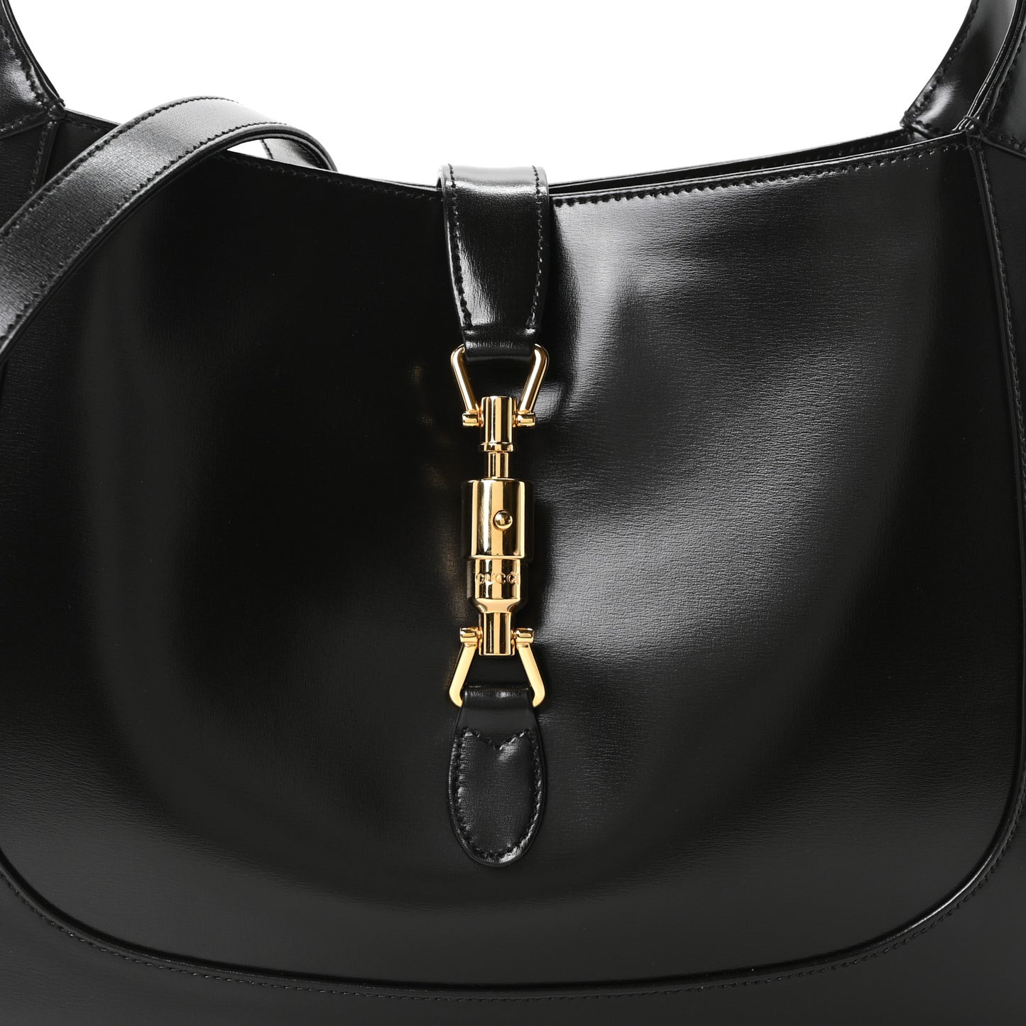 Boarded Dyana Lux Calfskin Medium Jackie 1961 Hobo Black