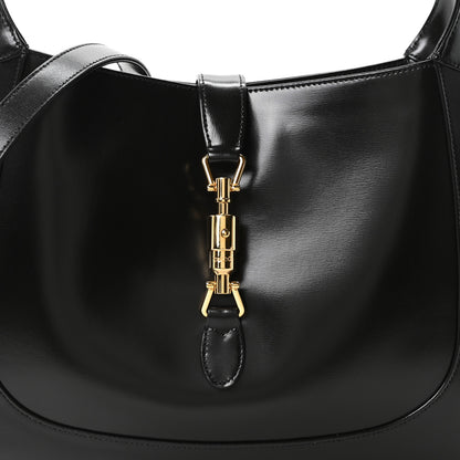 Gucci Boarded Dyana Lux Calfskin Medium Jackie 1961 Hobo Black 8 of 10