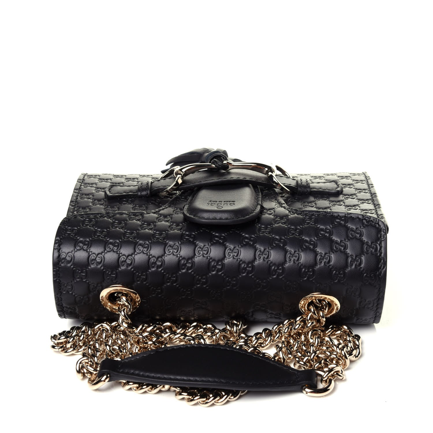 Gucci Microguccissima Mini Emily Shoulder Bag Black 11 of 12