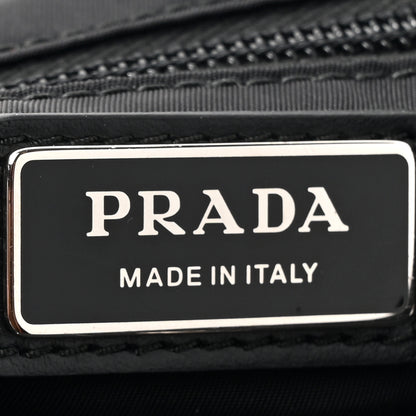 Prada Nylon Brushed Calfskin Mini Backpack Black 6 of 13