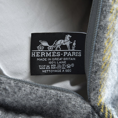 Hermes Jacquard Wool Scott'H Pillow Gris 3 of 3