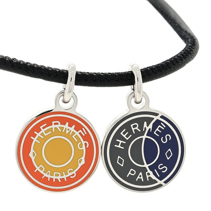 Hermes Lacquered Palladium Eclipse Necklace Rocabar H 5 of 5