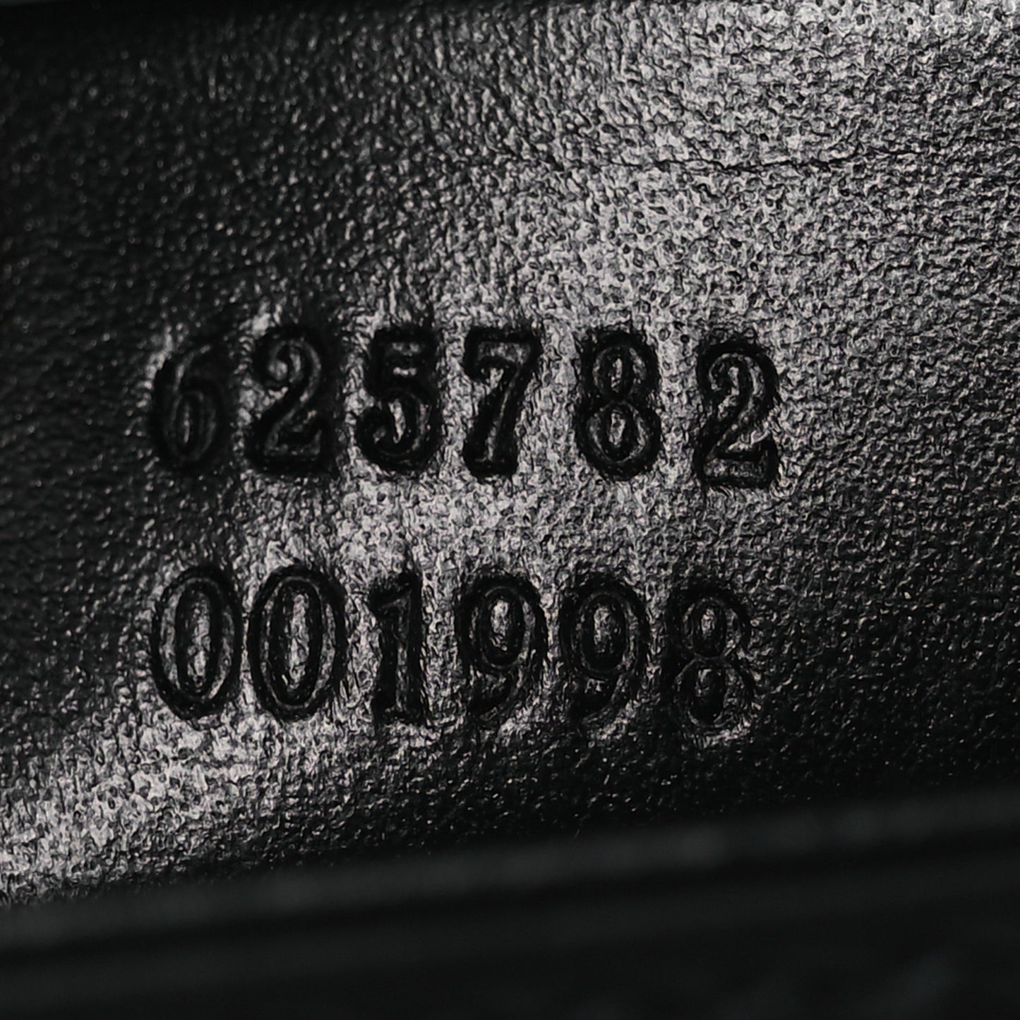 Calfskin GG Tennis Embossed Messenger Bag Black