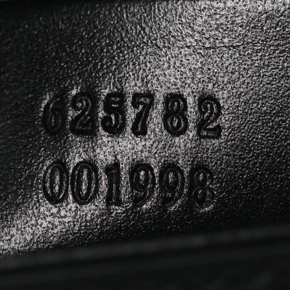 Gucci Calfskin GG Tennis Embossed Messenger Bag Black 13 of 21