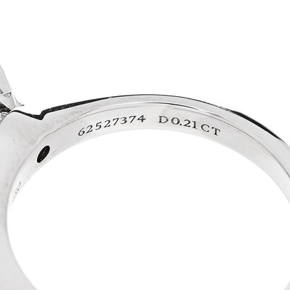 Tiffany Platinum Diamond .21ct Solitaire Engagement Ring 45 3.5 6 of 6